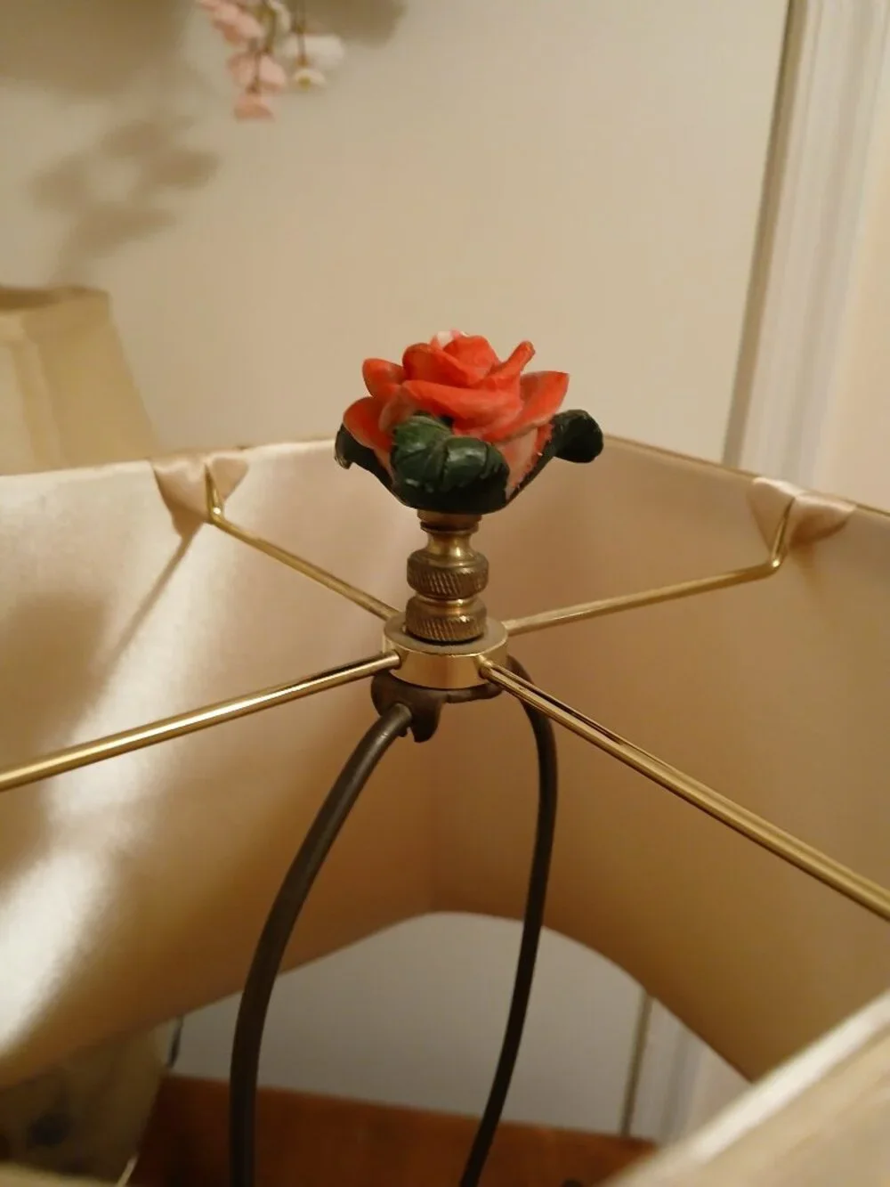 a pair of vtg Oriental Ginger Jar Style Lamps